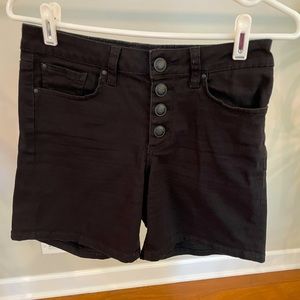 Jessica Simpson Vintage high waisted black Jean Shorts